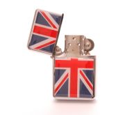 Union jack refillable lighter