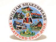 Stratford circular acrylic magnet